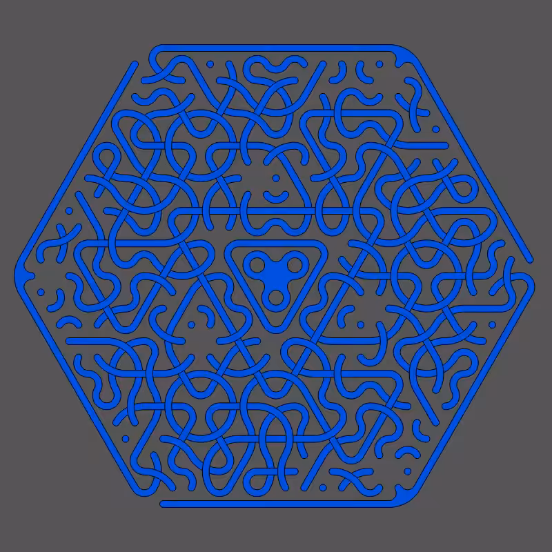 Threefold Symmetry - Dark Variations #4