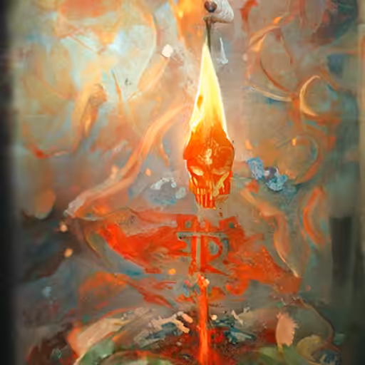 Flaming Tarot: Death #4