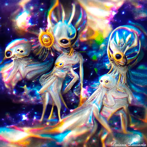Galatea and her extraterrestrial family