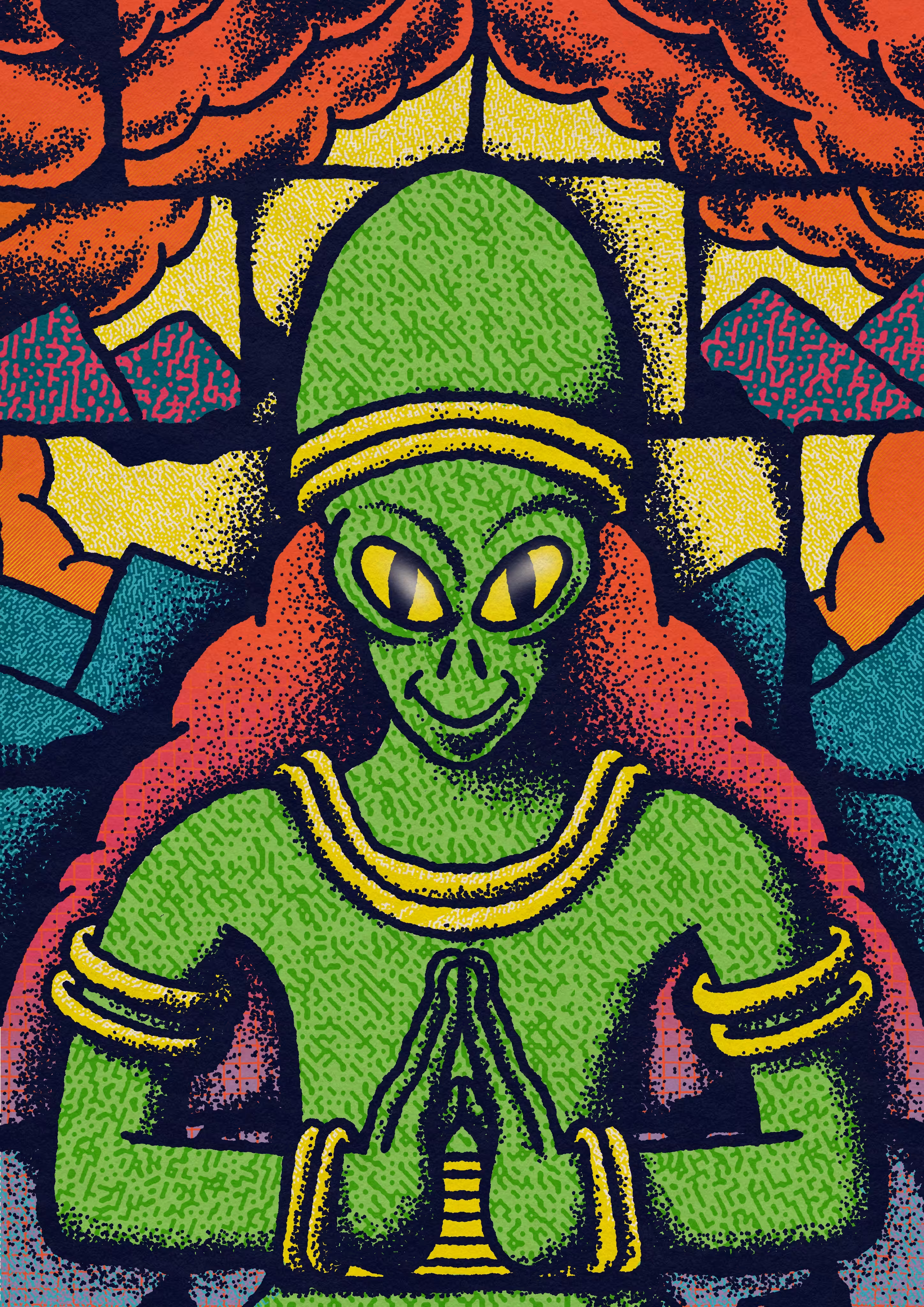 alien learn inner peace