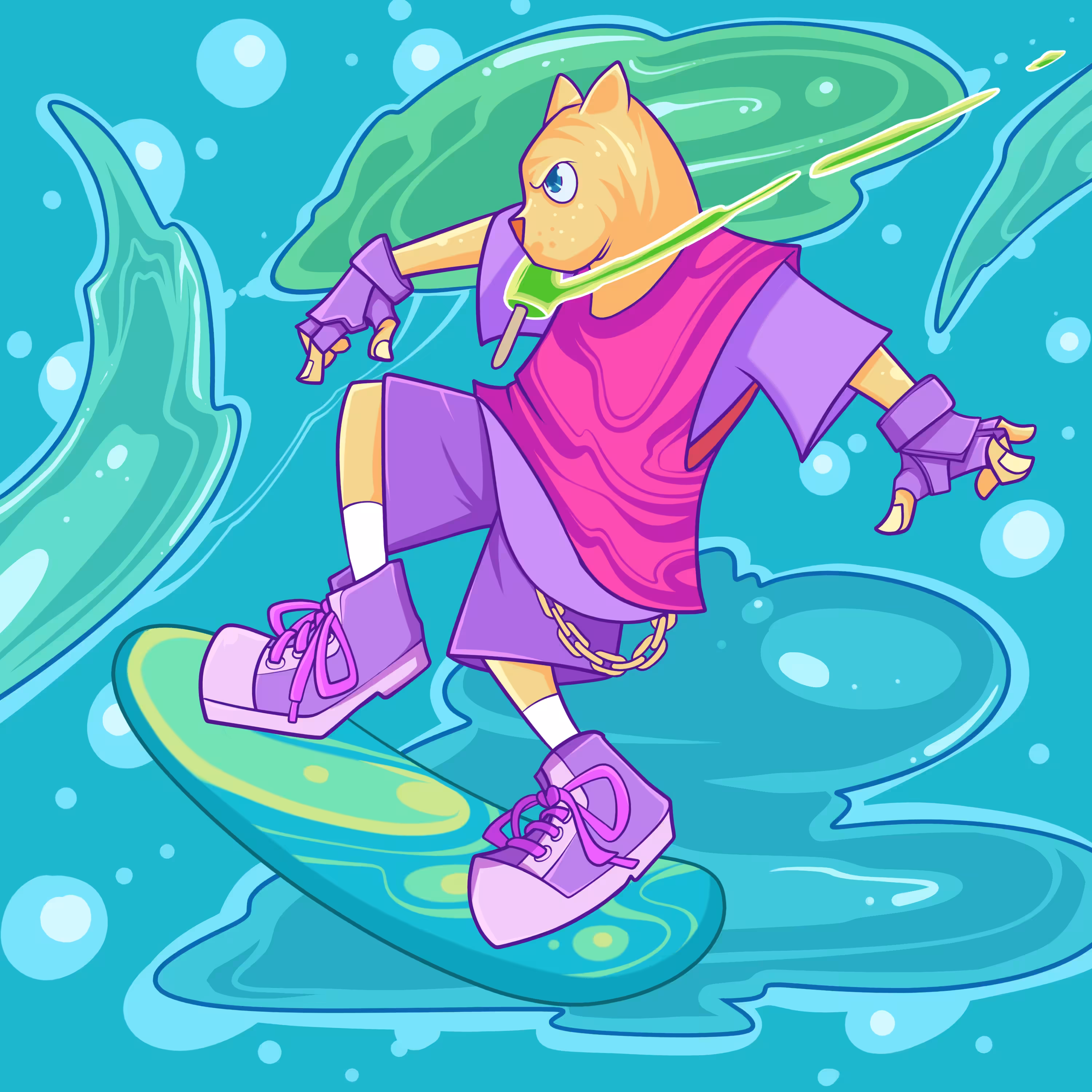 Skate Cat