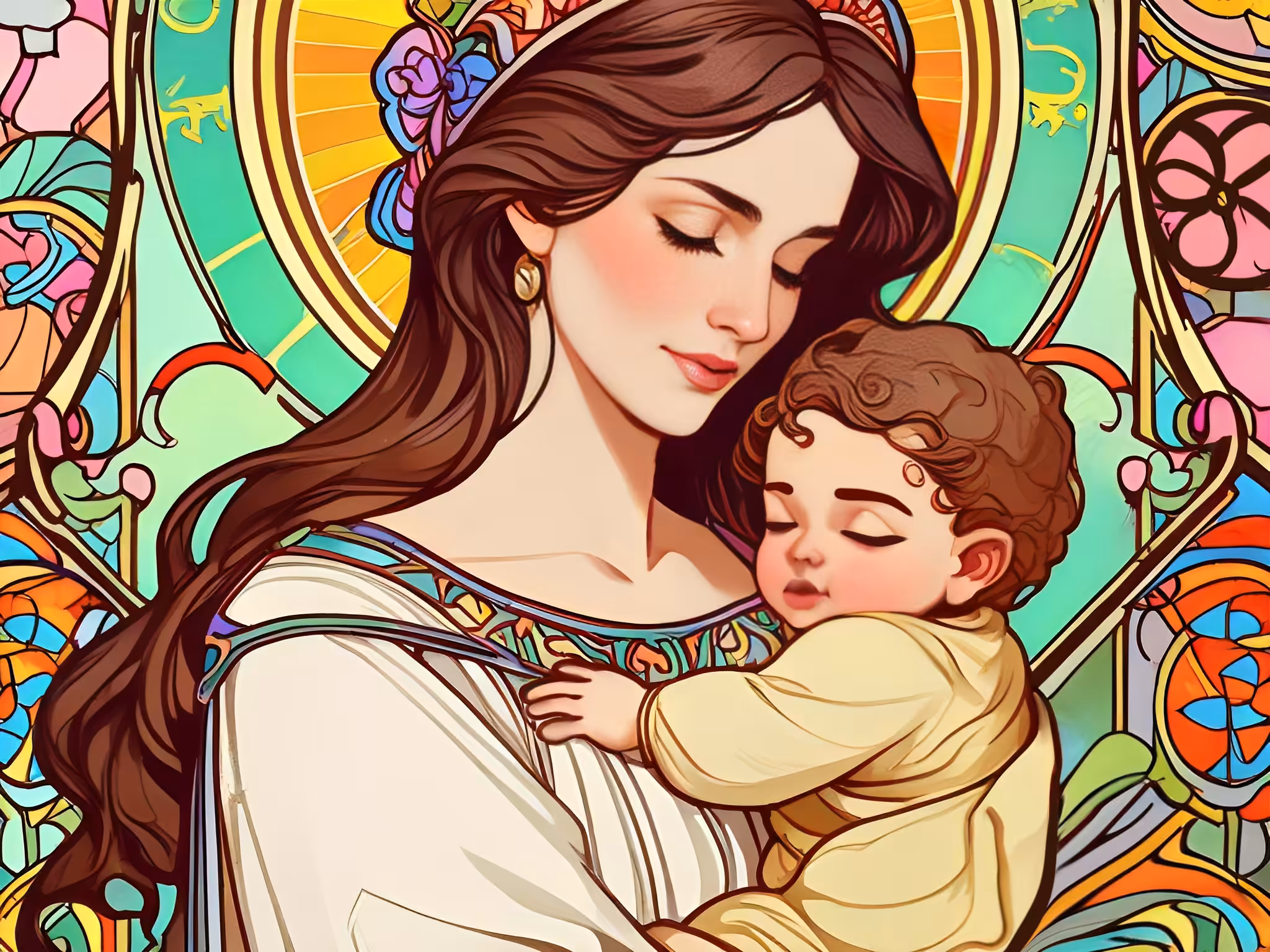 Mother’s embrace 