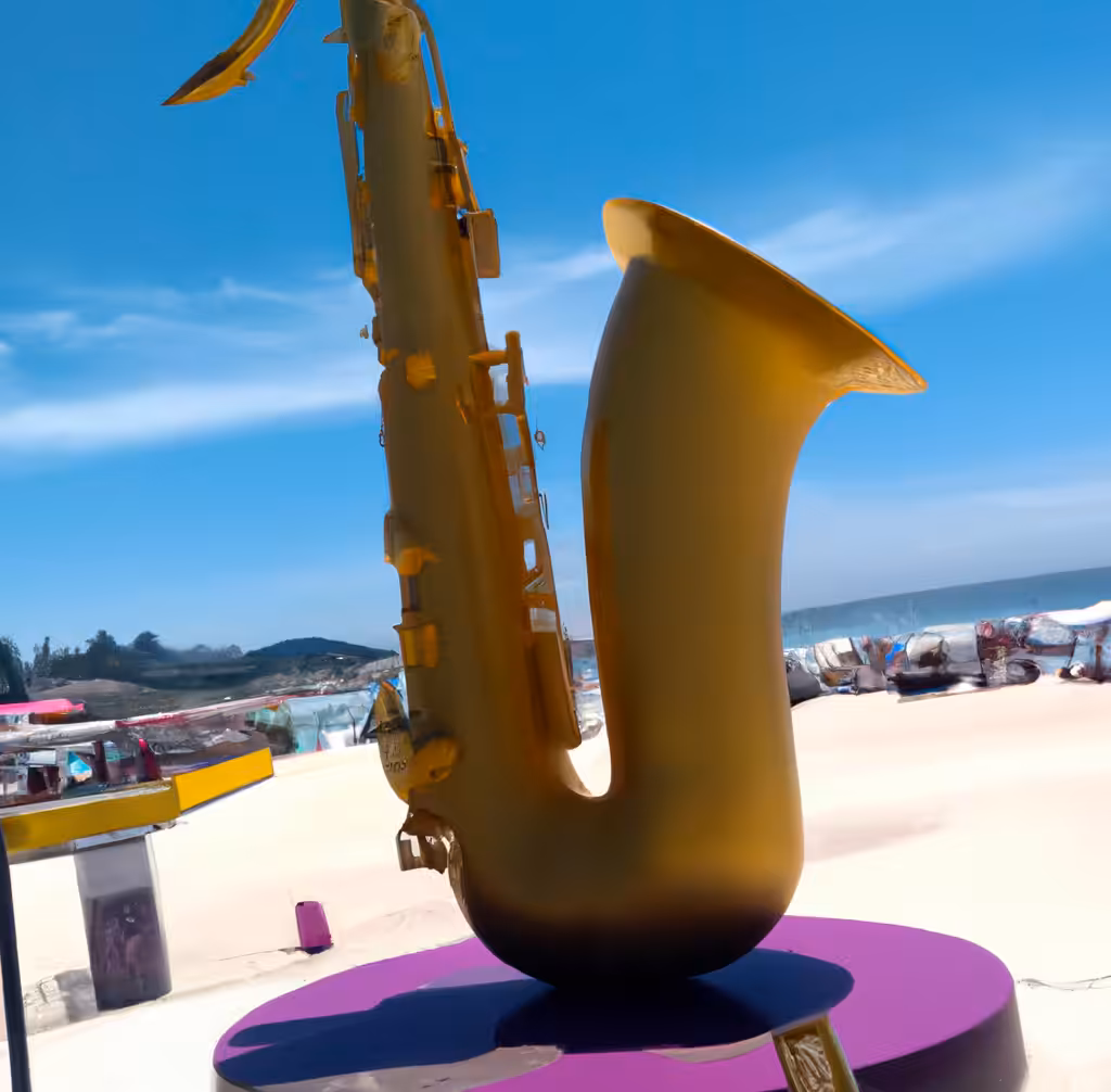 Sax on the beach