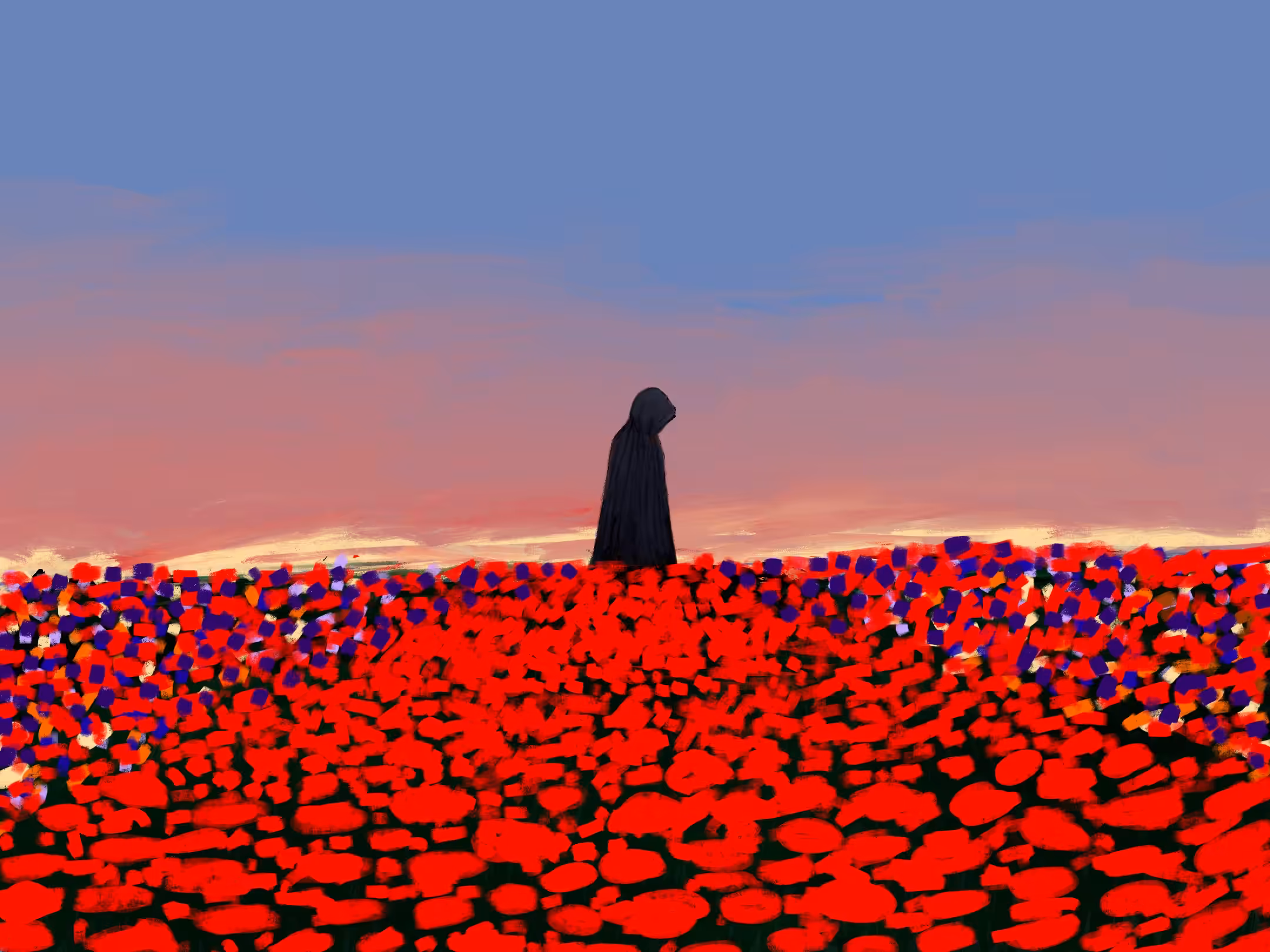 Too Early to Come to The Flower Field