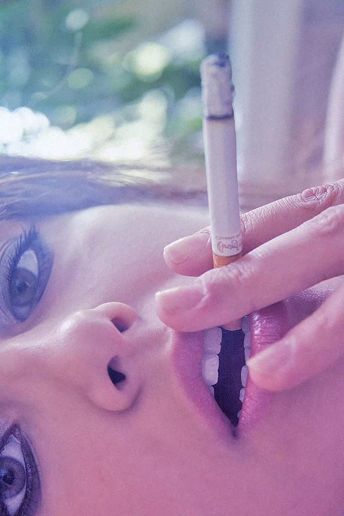 Pink cigarette