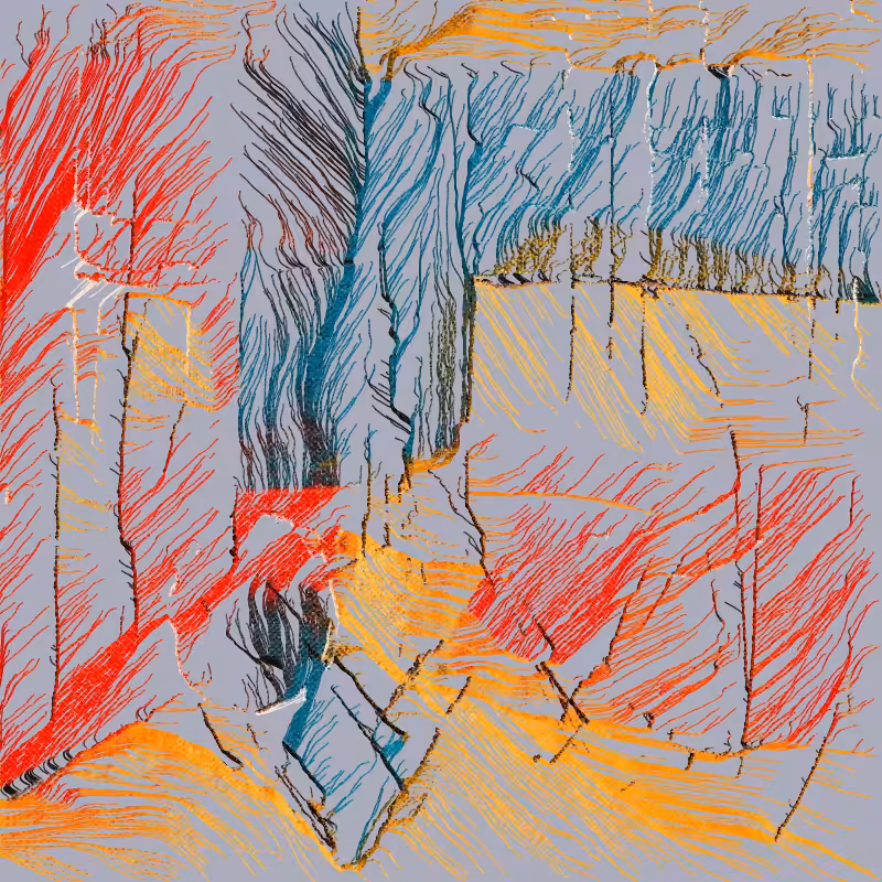ABSTRACT PERLINS #16