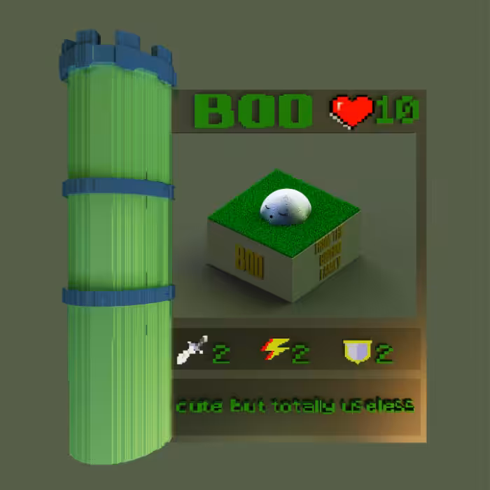 Voxel Slimes Boo