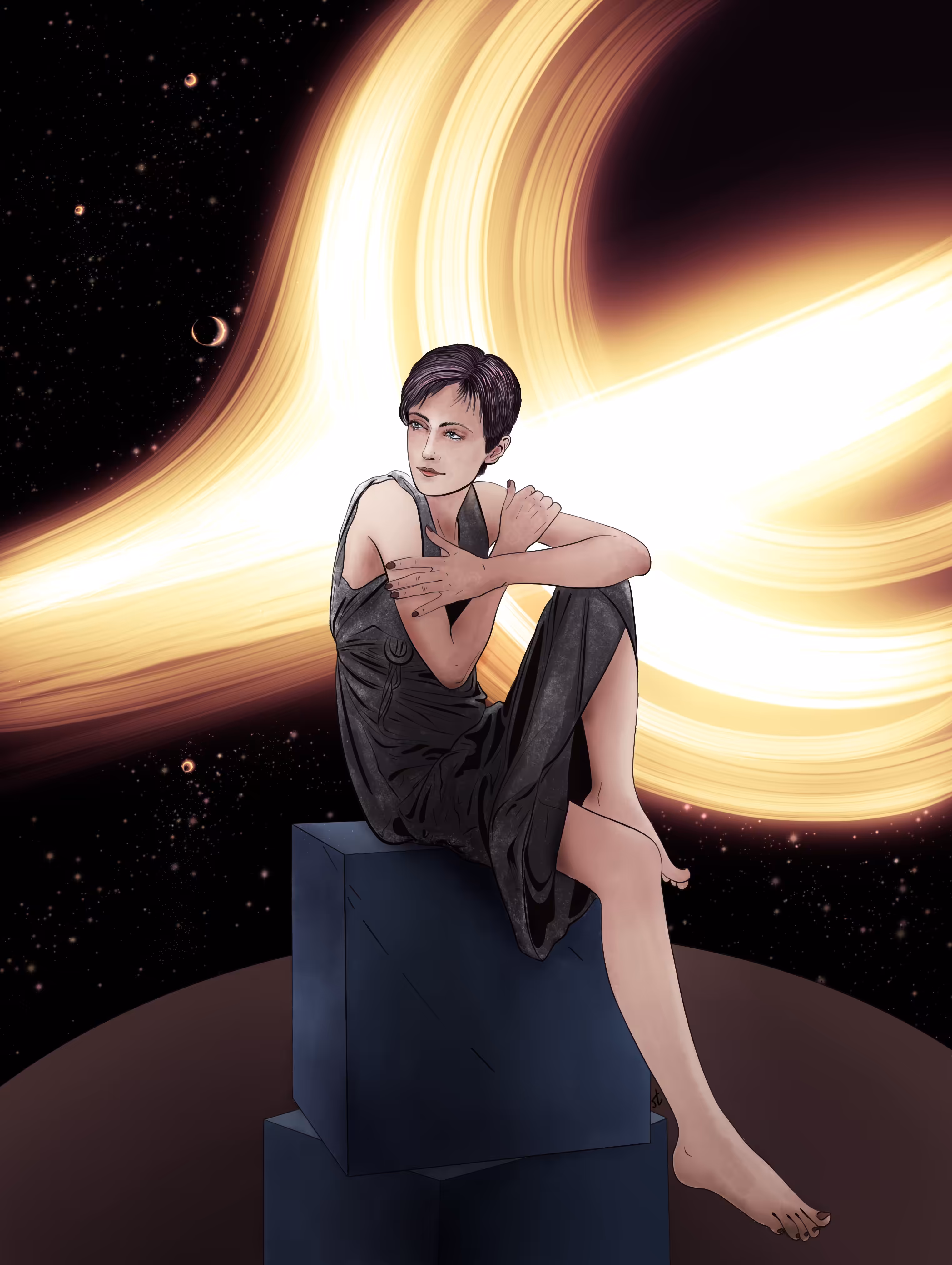Live on the edge of a black hole