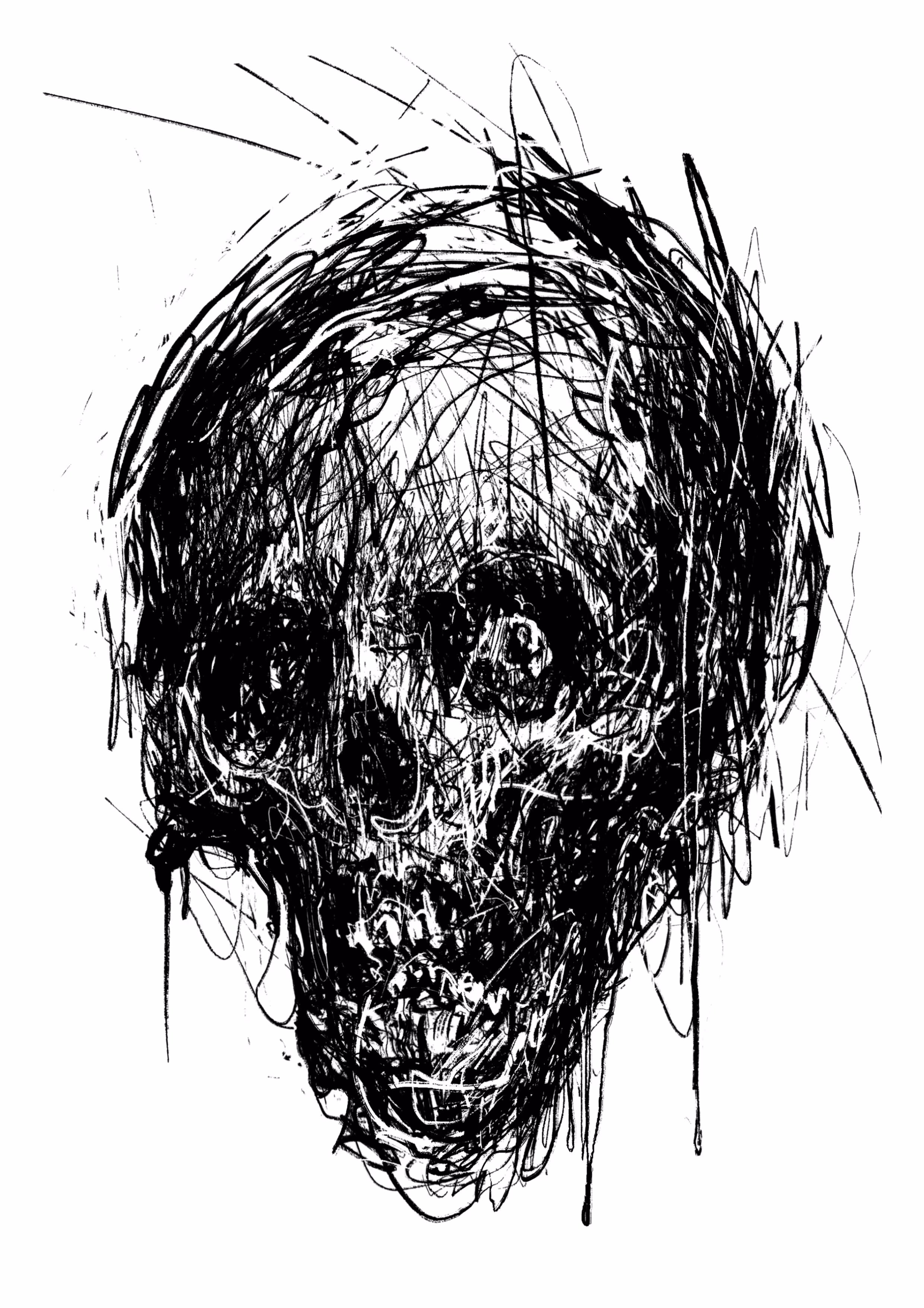 Skull Drawing 8