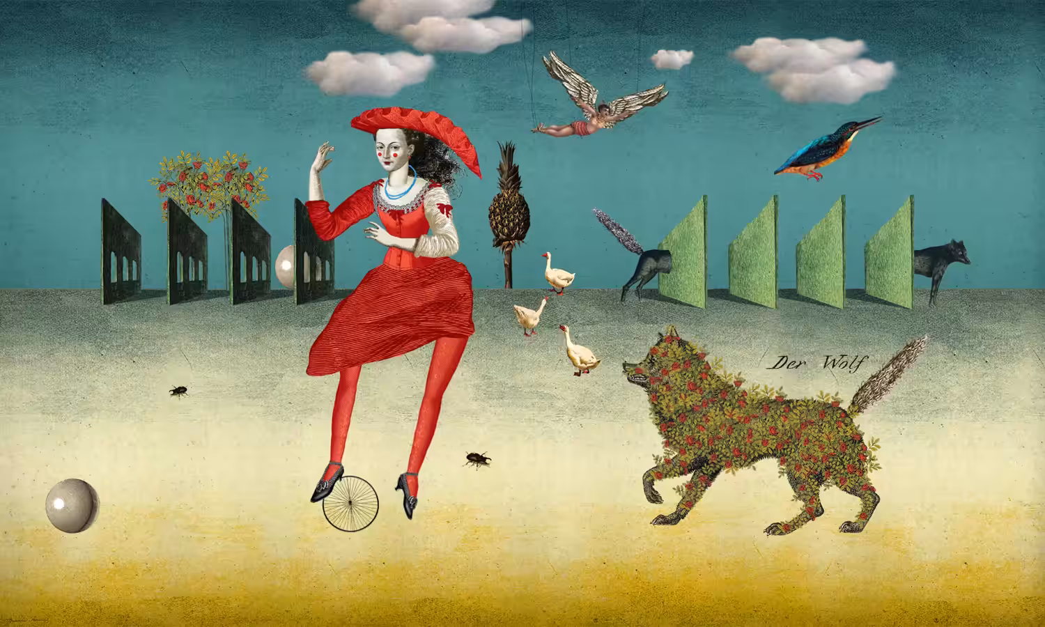Der Wolf. Animated...