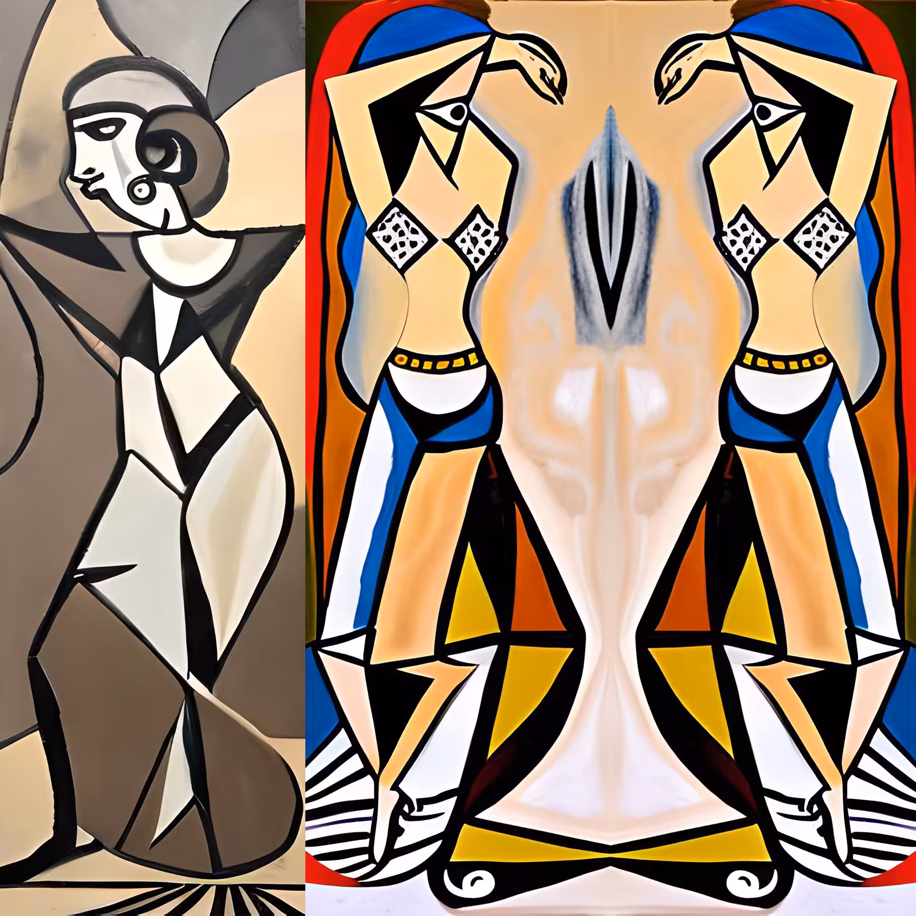 Cubism Dancers #7