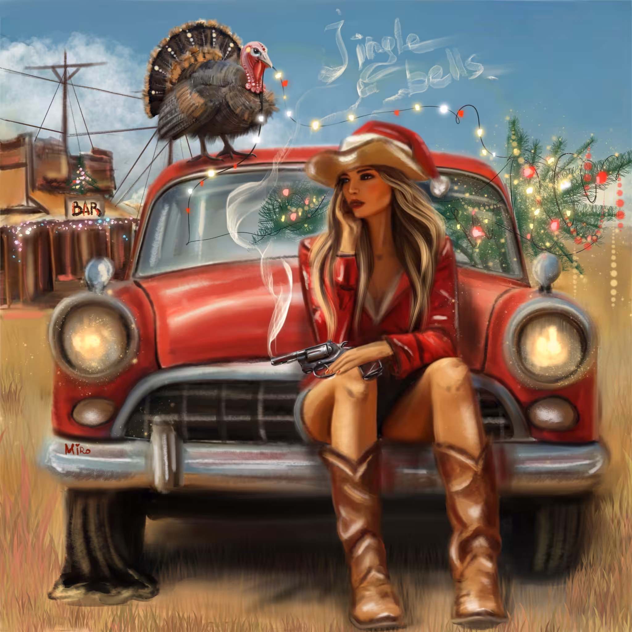 Damn Jingle bells in Wild West