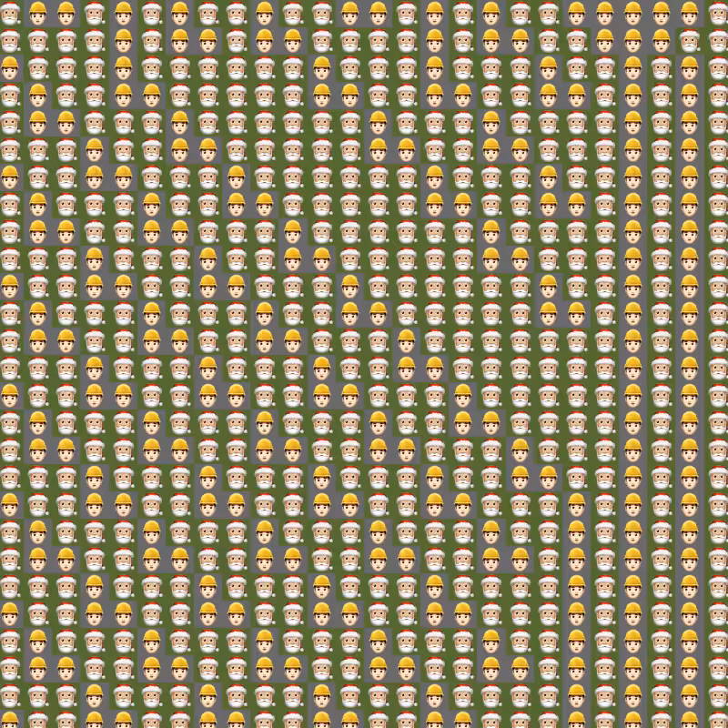Elementary Cellular Emoji Automata #624