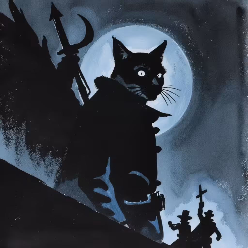 The Cat of The Moonlight Night