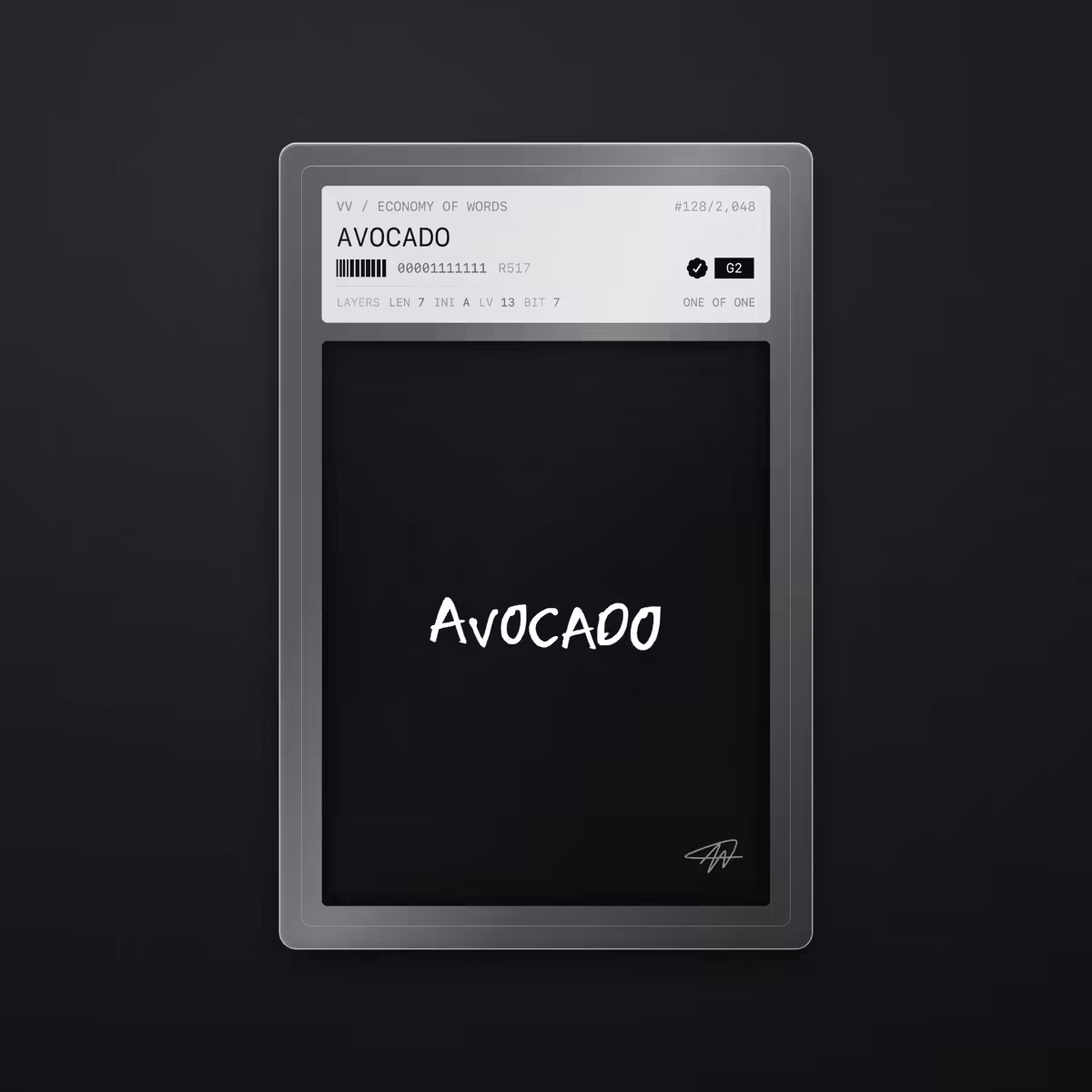 Economy of Words: AVOCADO · #128
