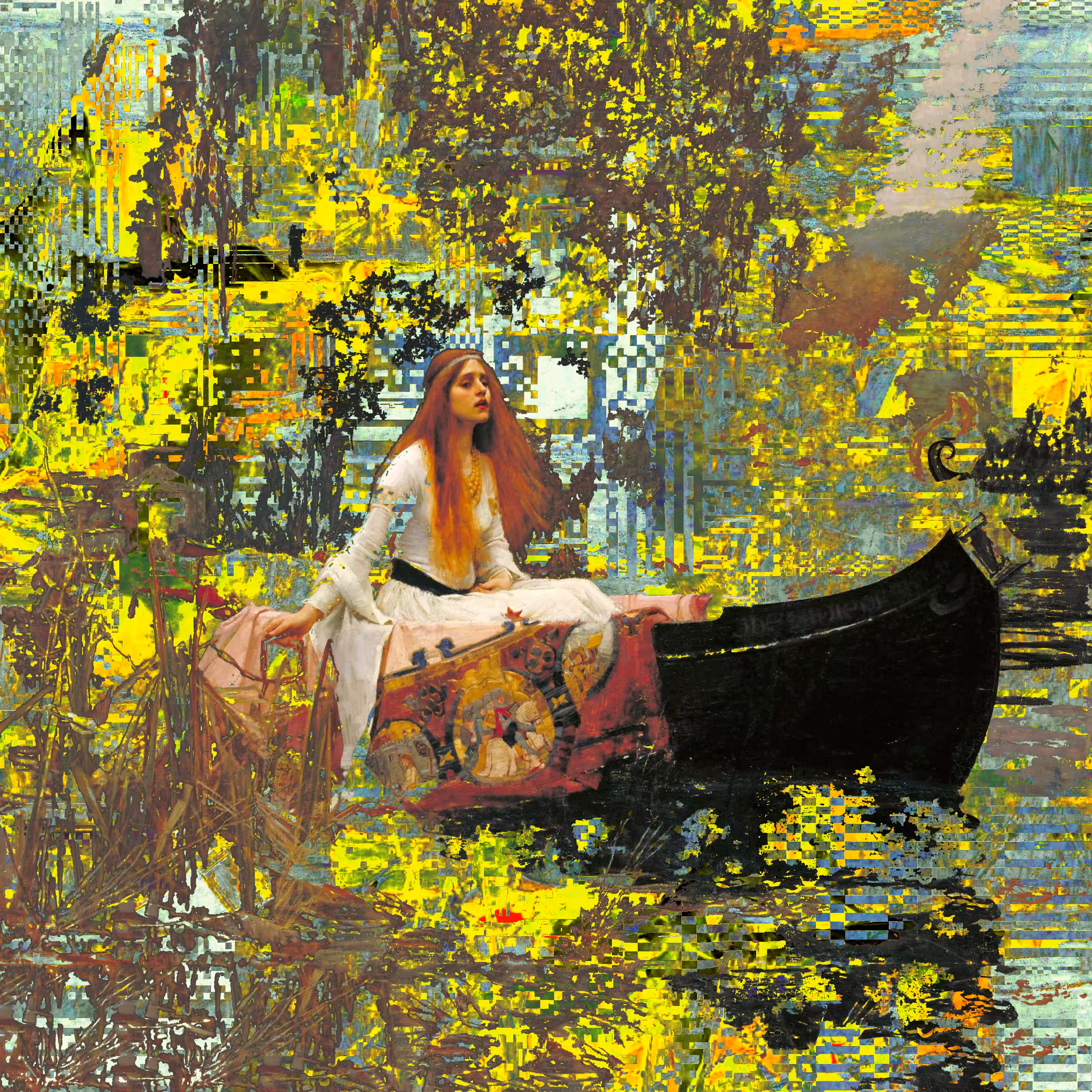 The Lady of Shalott (after Waterhouse)