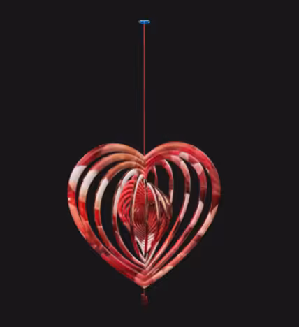 3D pinwheel #114    L O V E 
