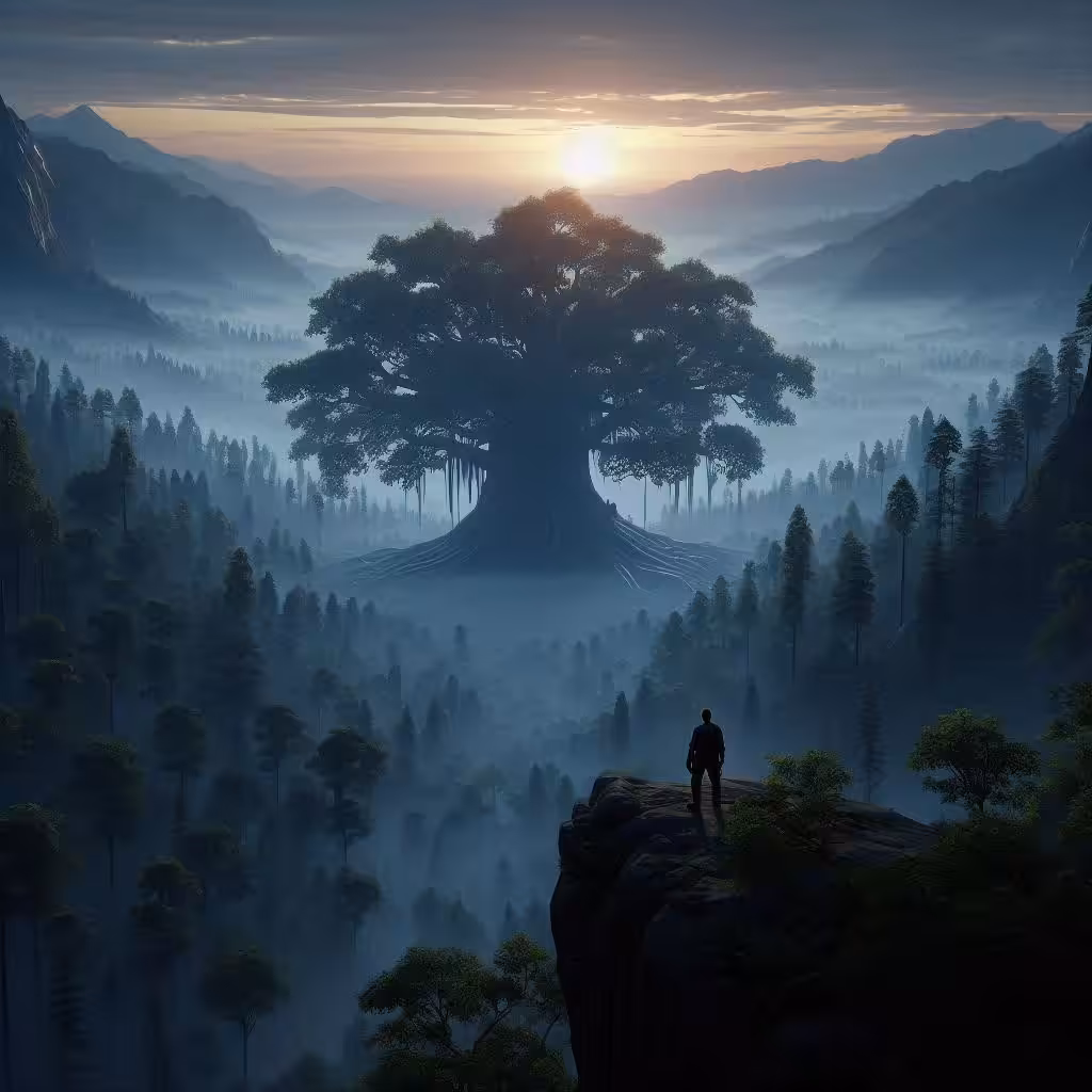 The Happy Valley: A big tree