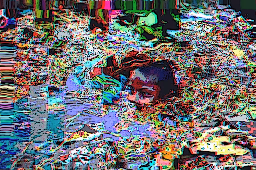 Girl underwater