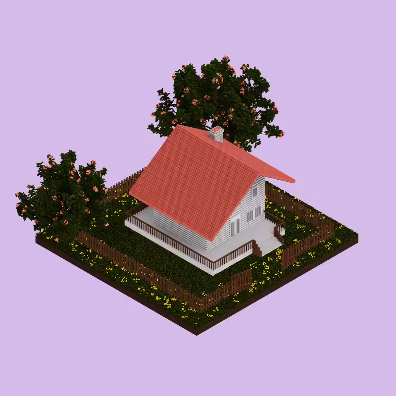 Pastel cottages #67