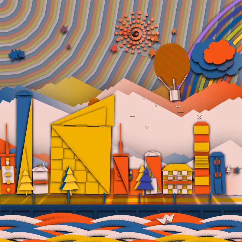 Paper Art 2.5D #1