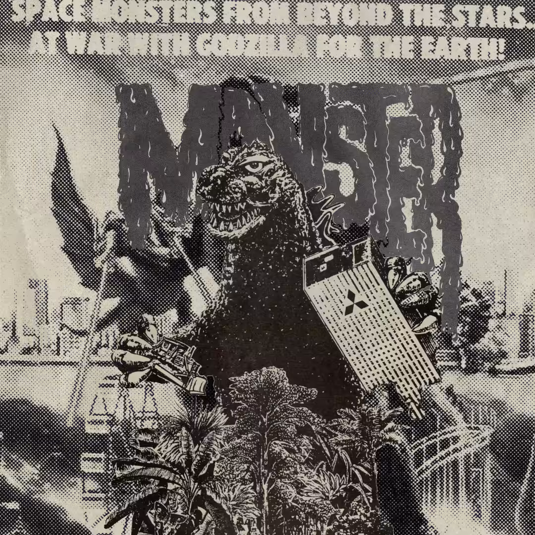 CollagePunks: Collage Punk #18 - Big Lizard
