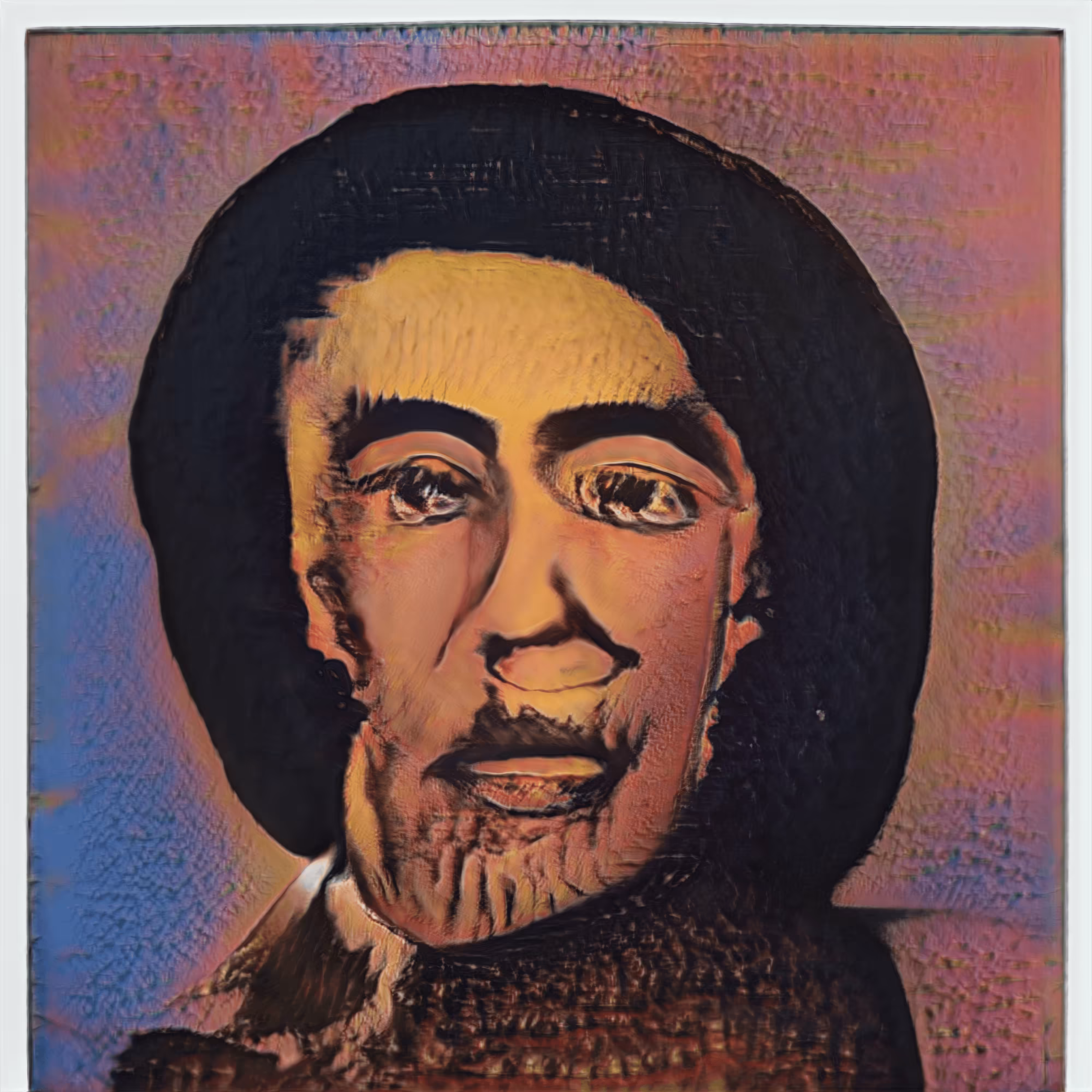 AI generated modern art face #2