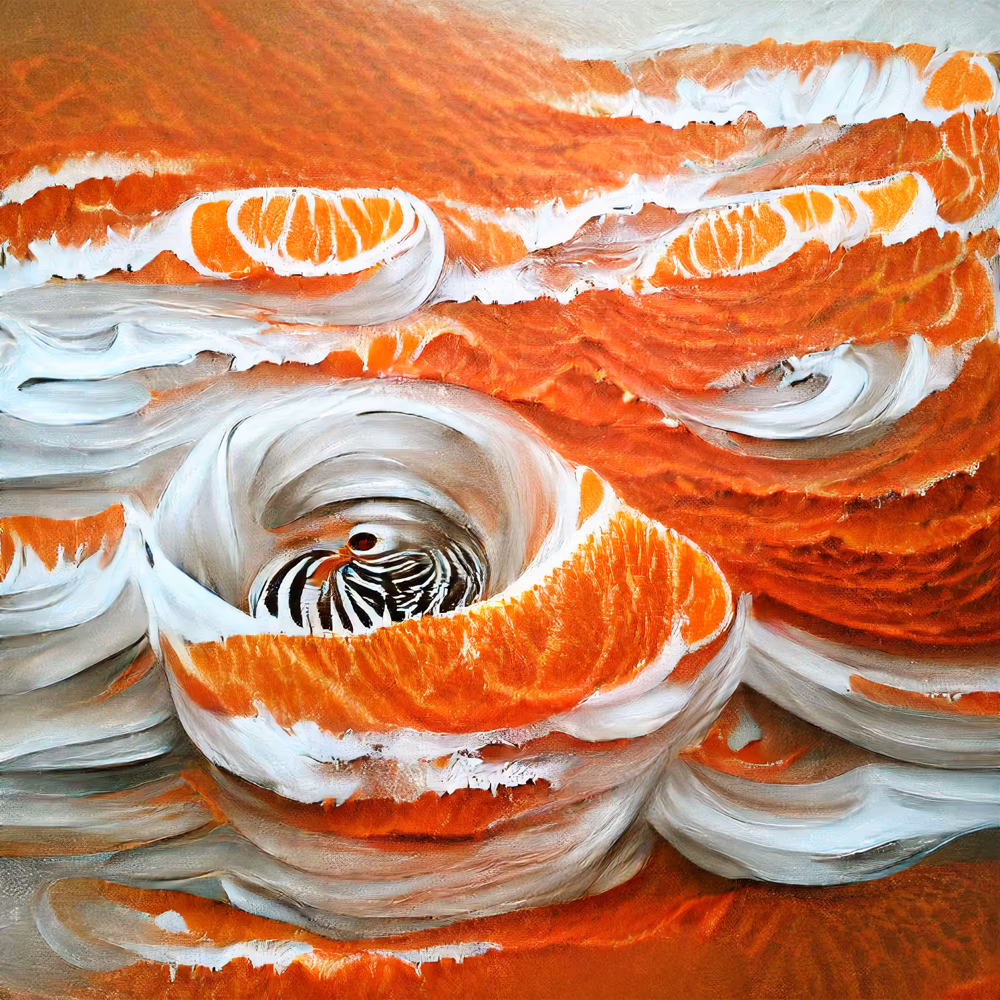 Vortex of orange | #3
