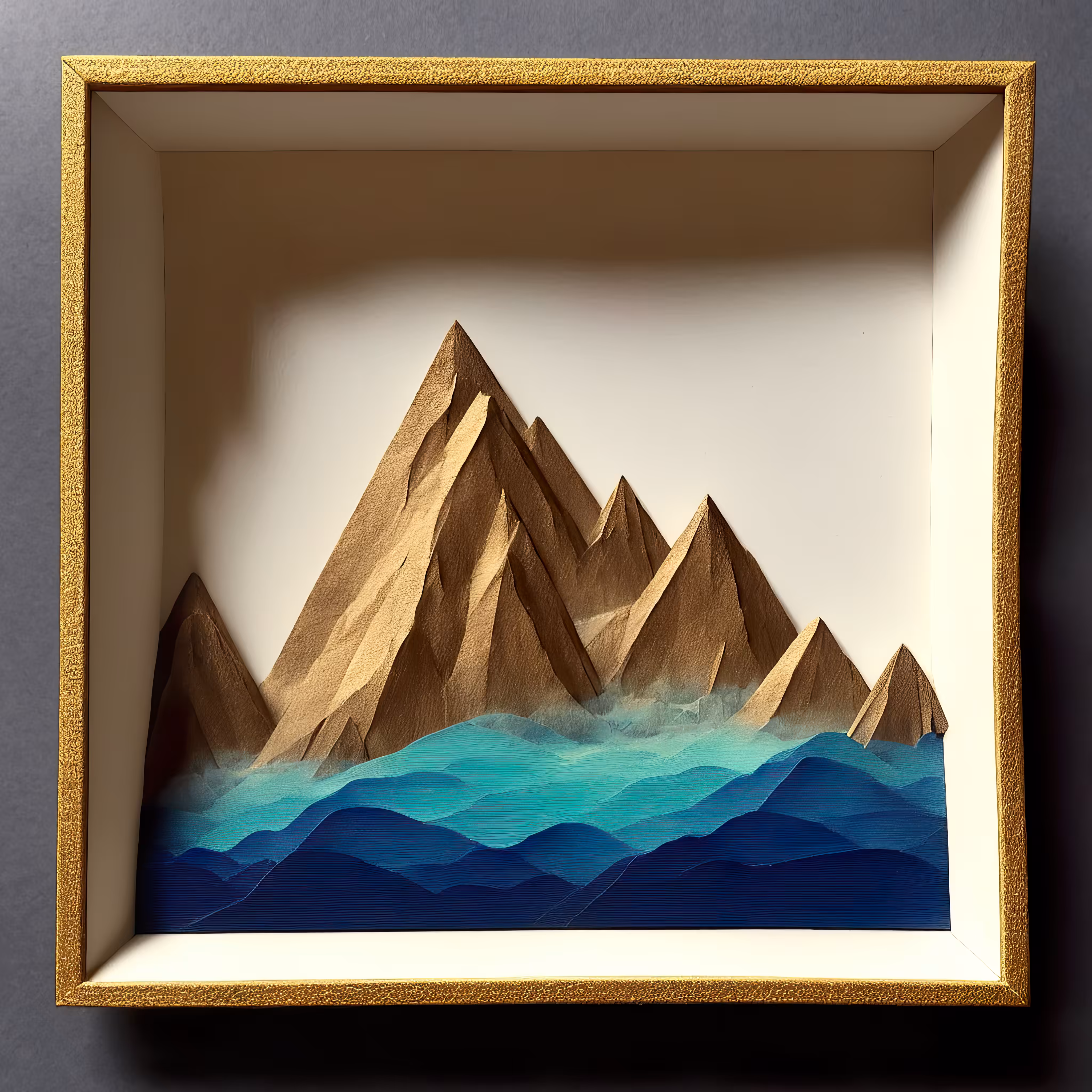 Tiny Framed Mountain #4