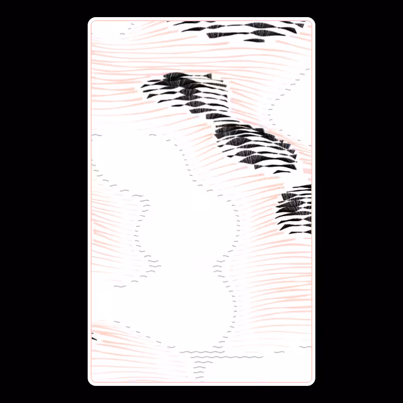 Topographic Playing Card #60