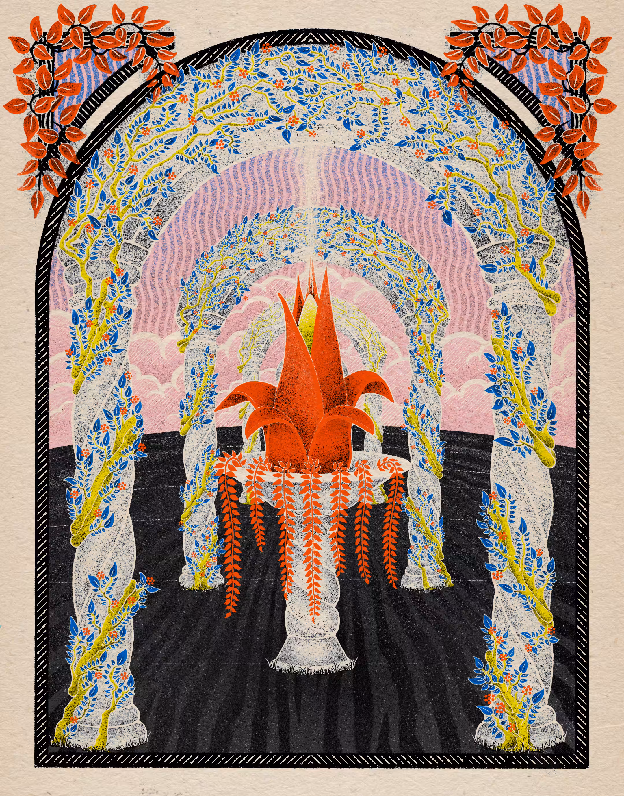 Inner Garden IV - Force flower