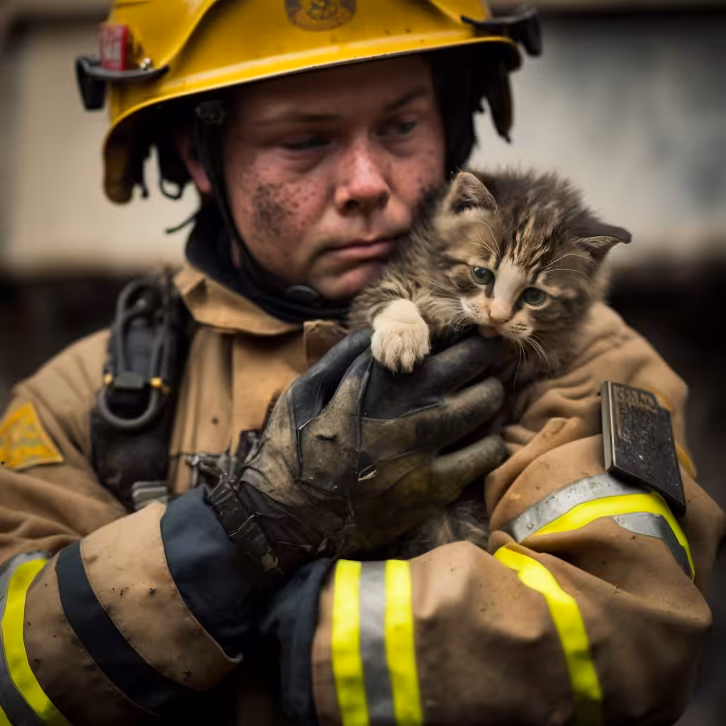The Kitten in the Flames
