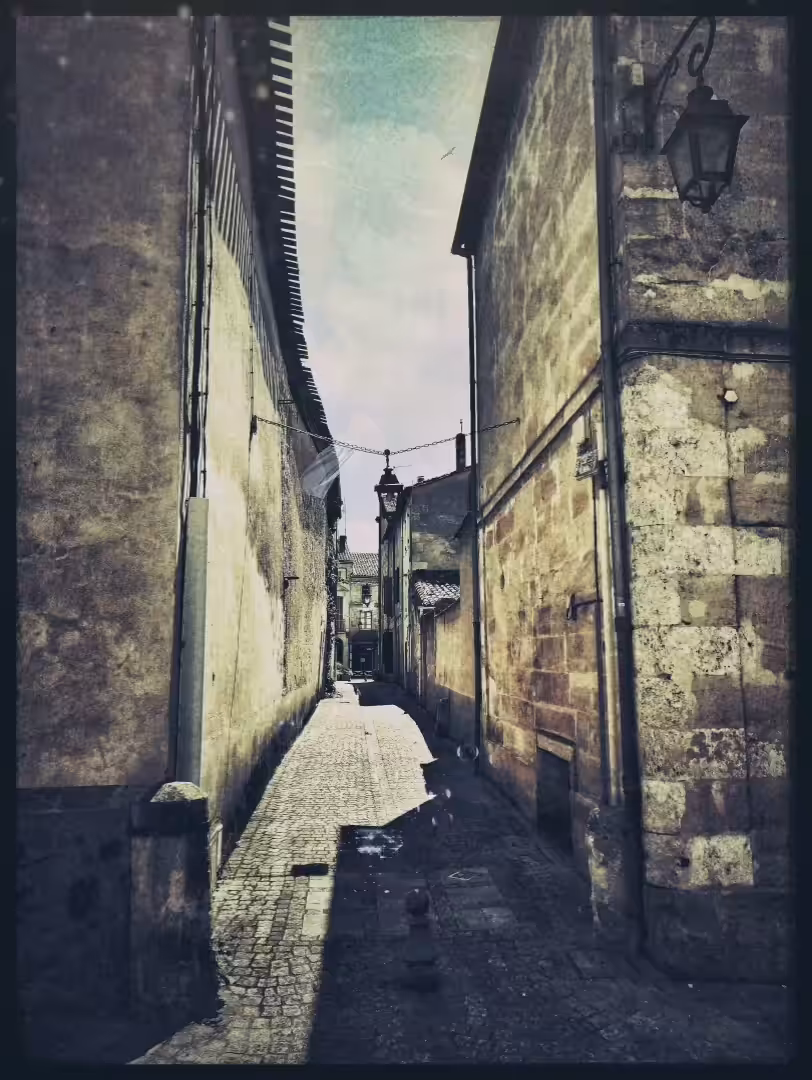 'down the next street...'