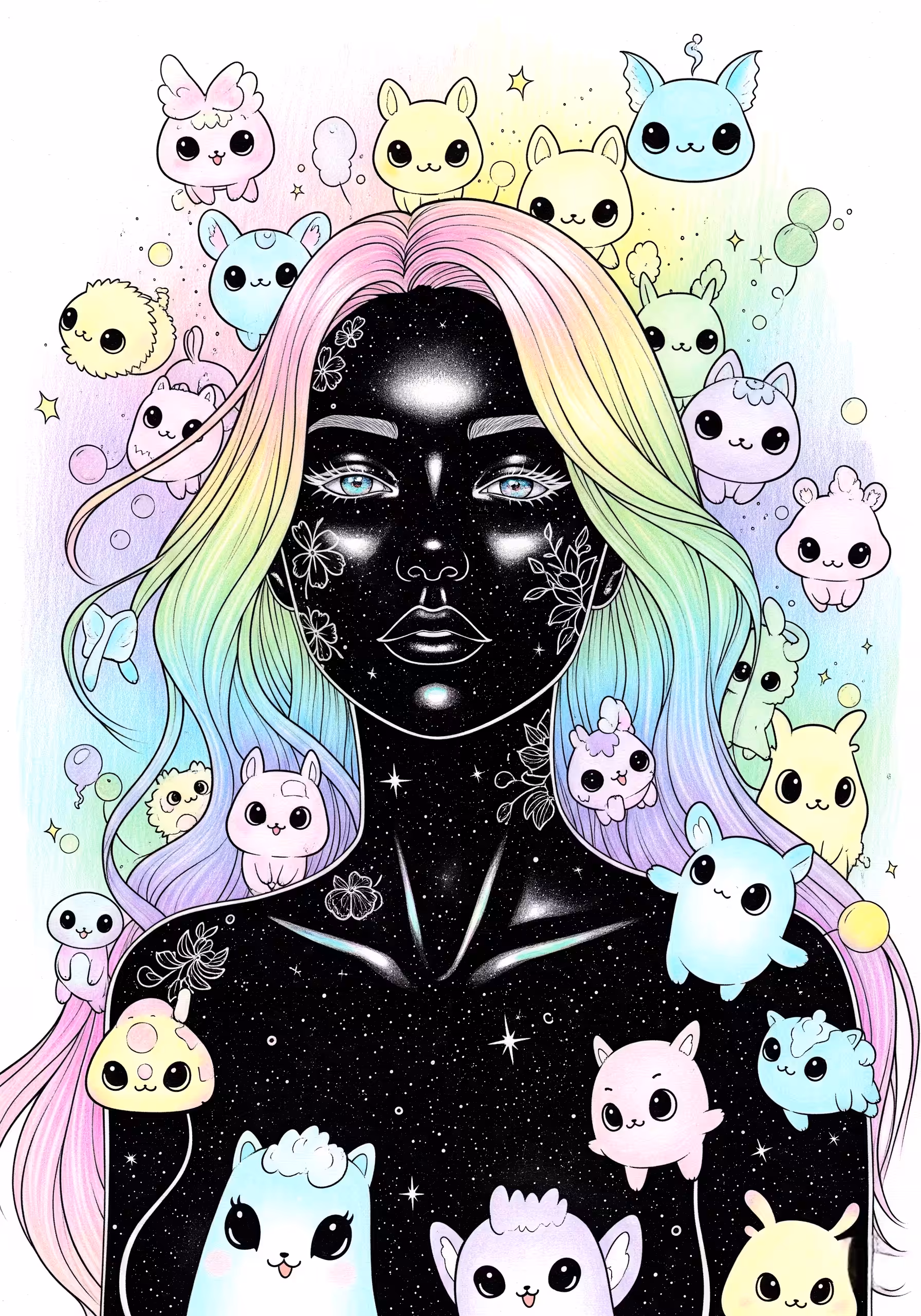 Enchanted Among Pastel Spirits