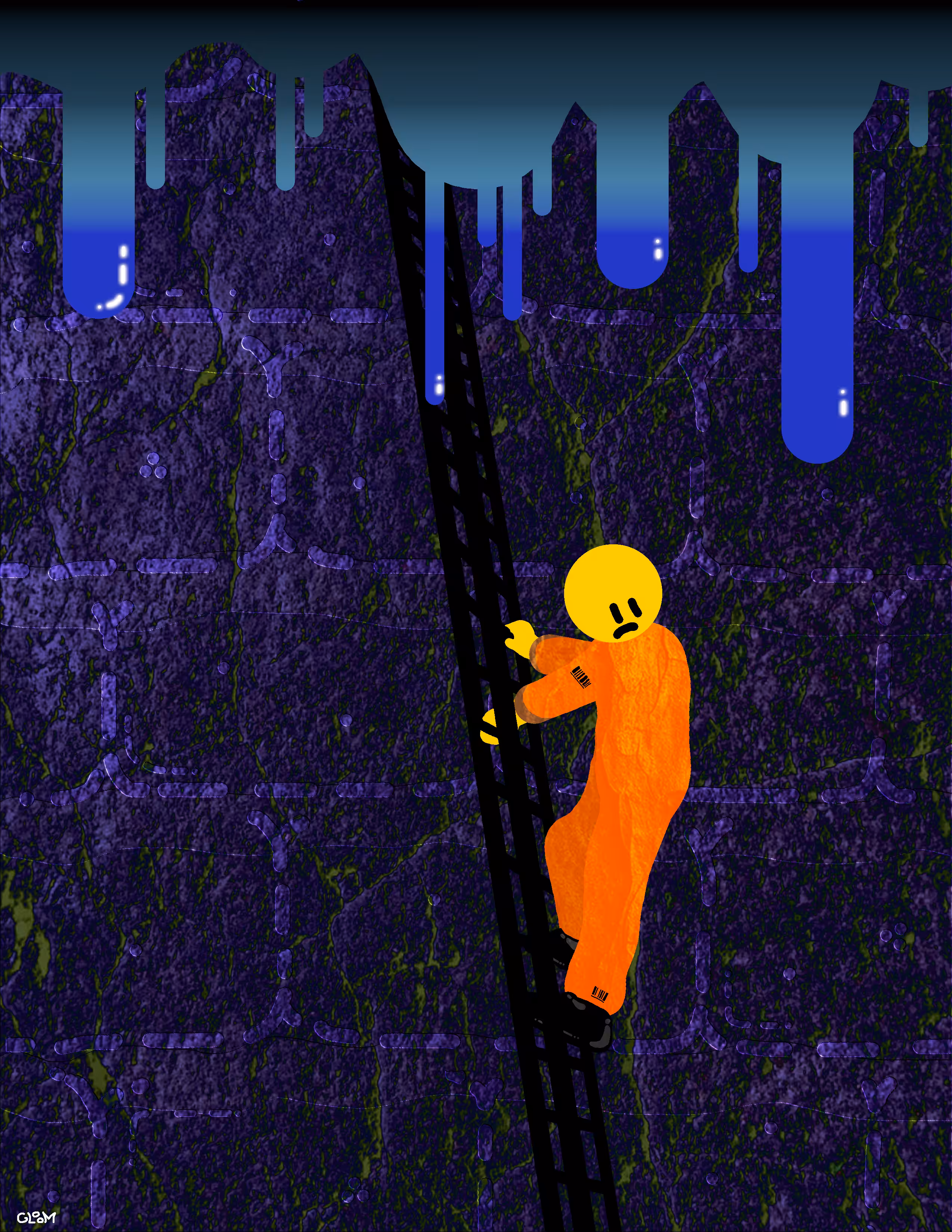 Climbing Into A Sewer