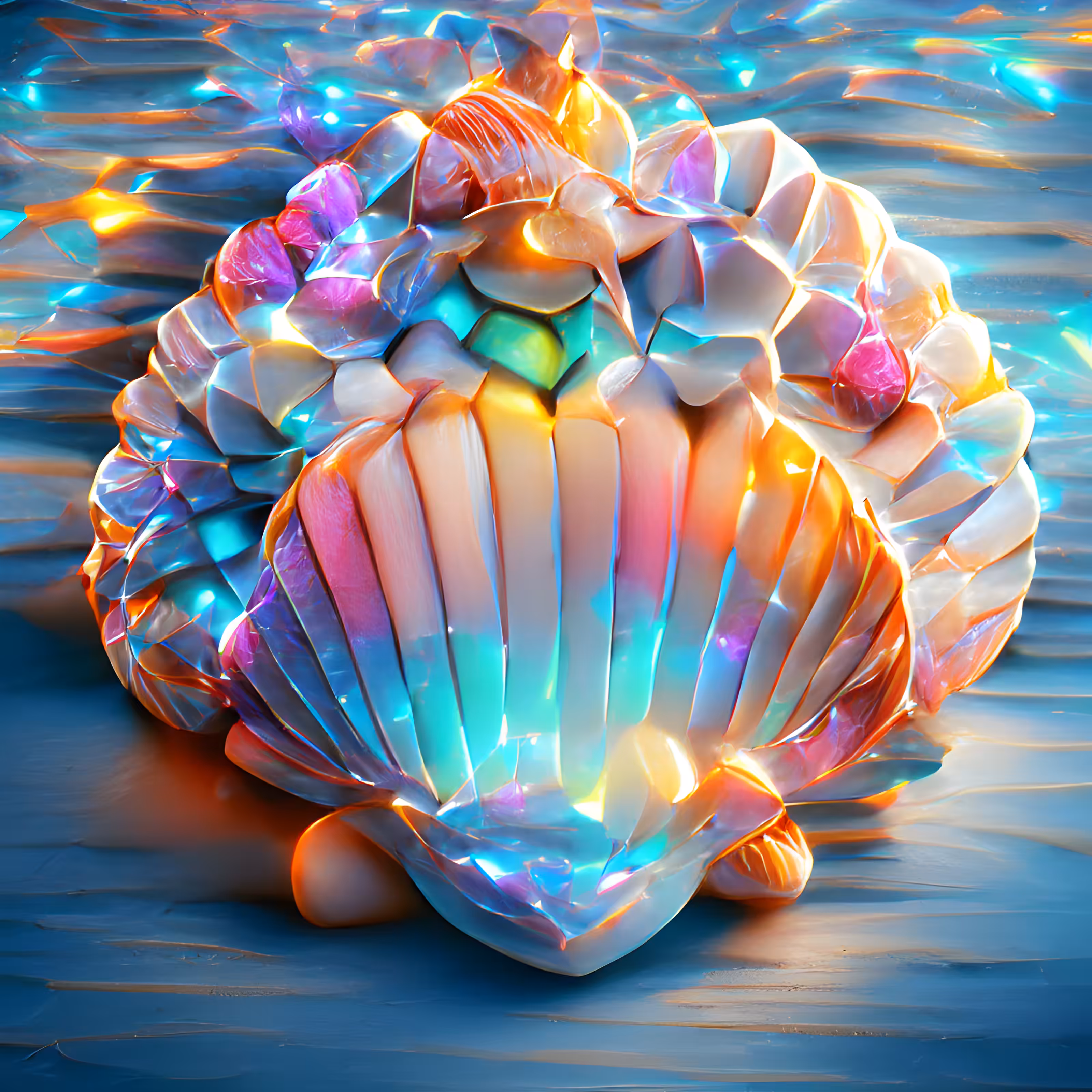 Crystal Seashell