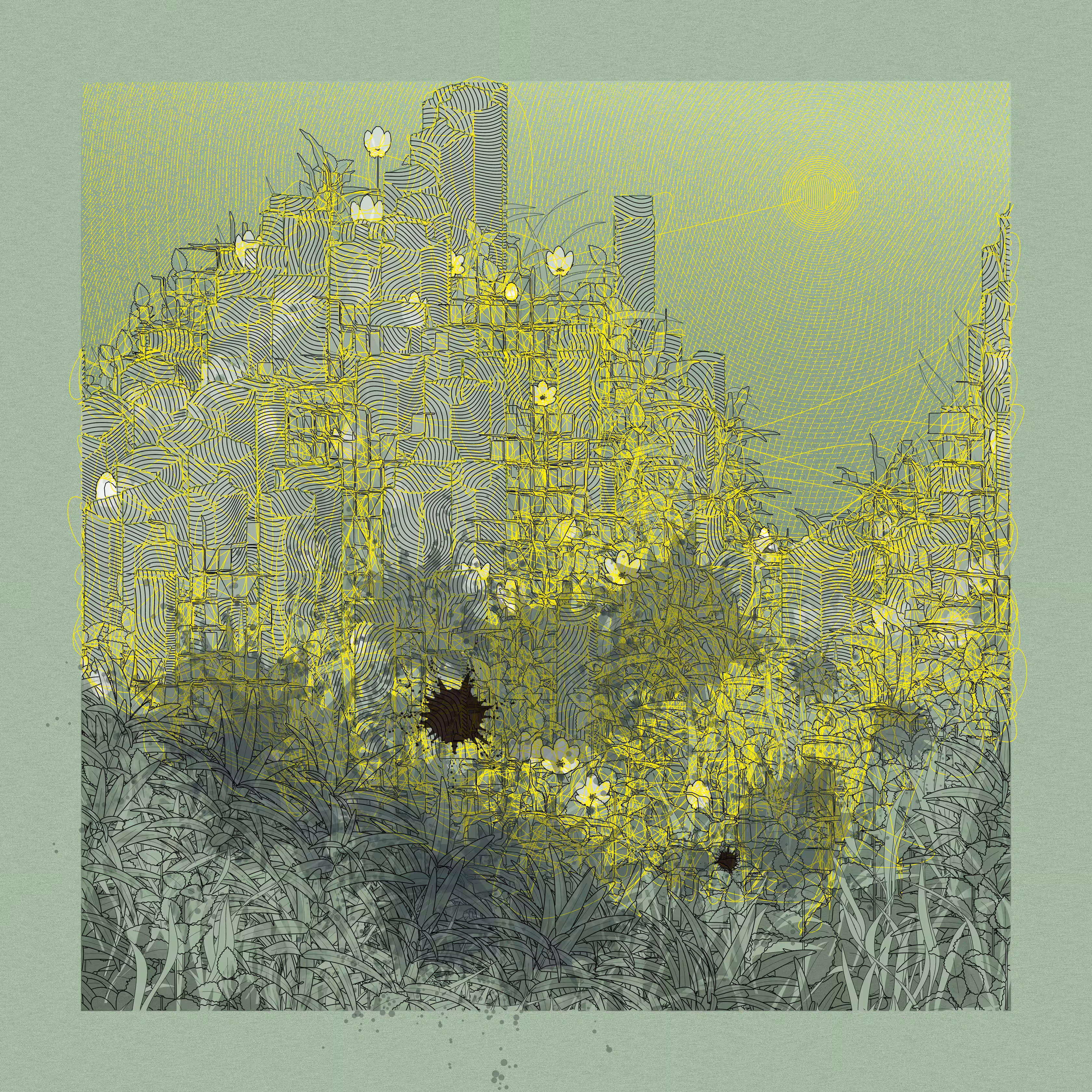 Landscape with Carbon Capture #5475