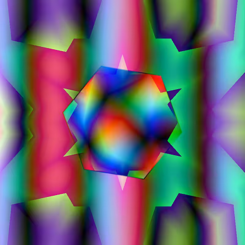 Multiple Colorful Shapes #8