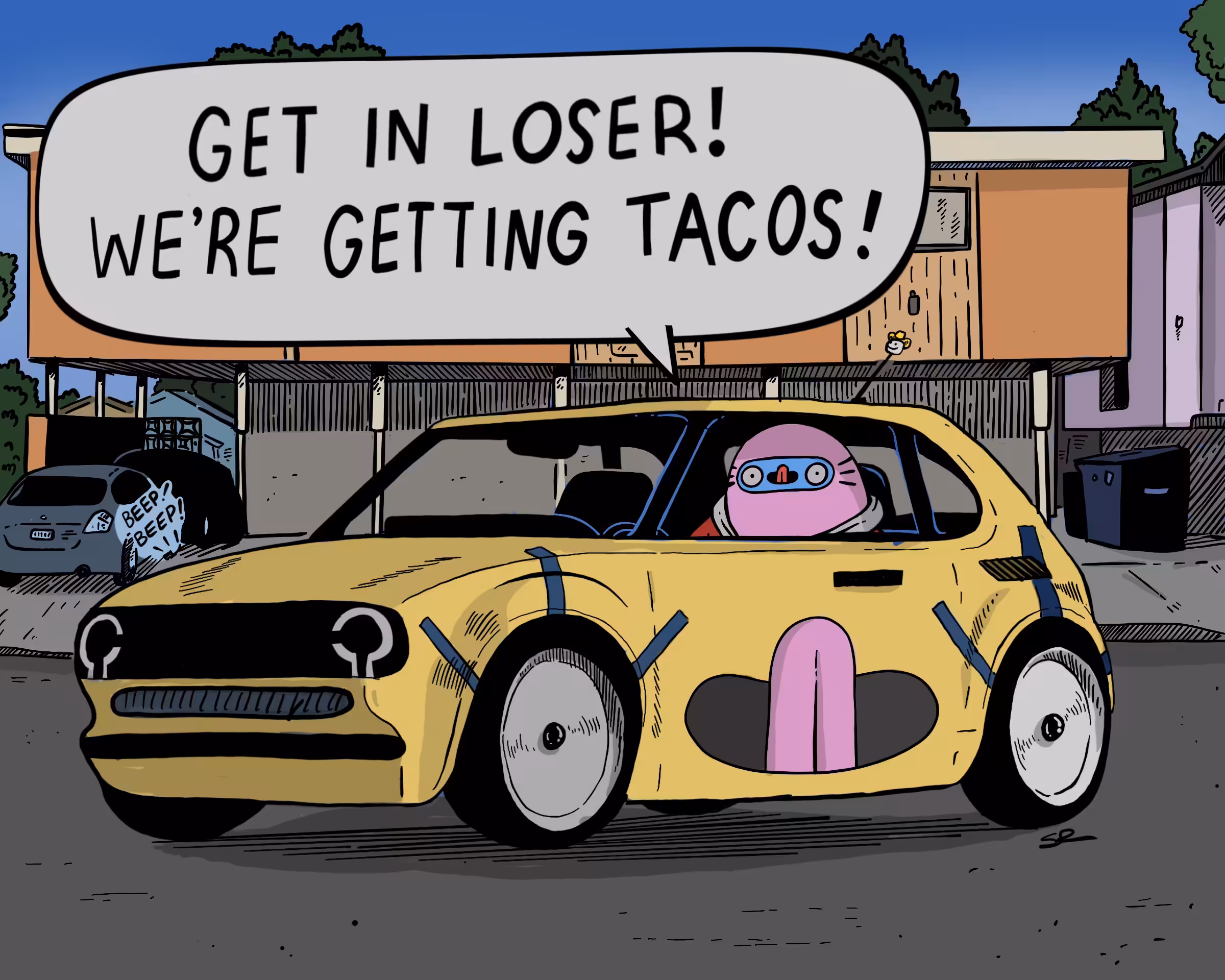 We're getting tacos!