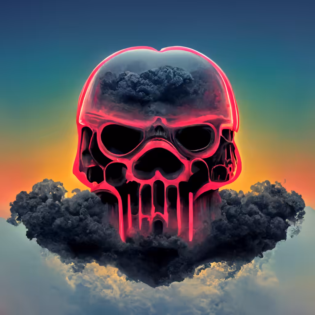 Ancient Skull in the Sky