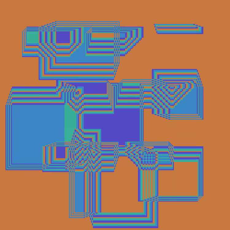 Superimposed Rectangles #87
