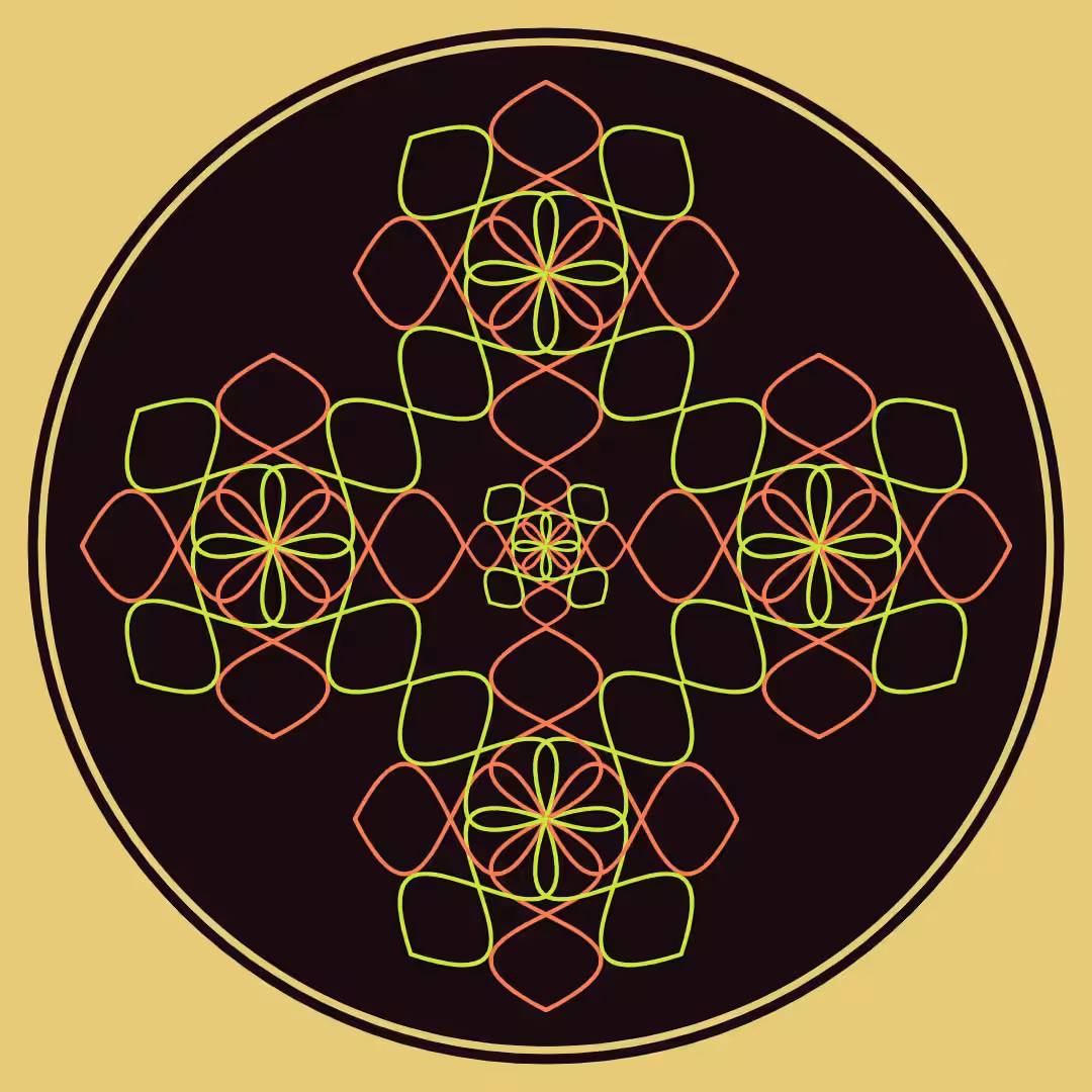 bezier flower