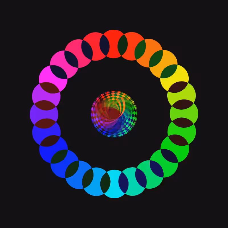 Harlequin's Wheel #12