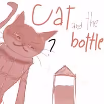 Cat and the Bottle