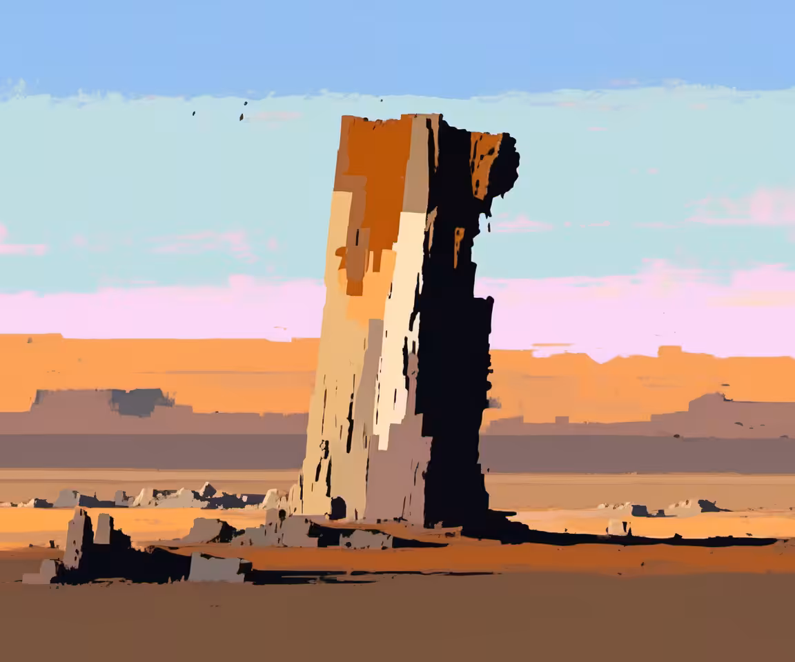 Painted Slabs #60
