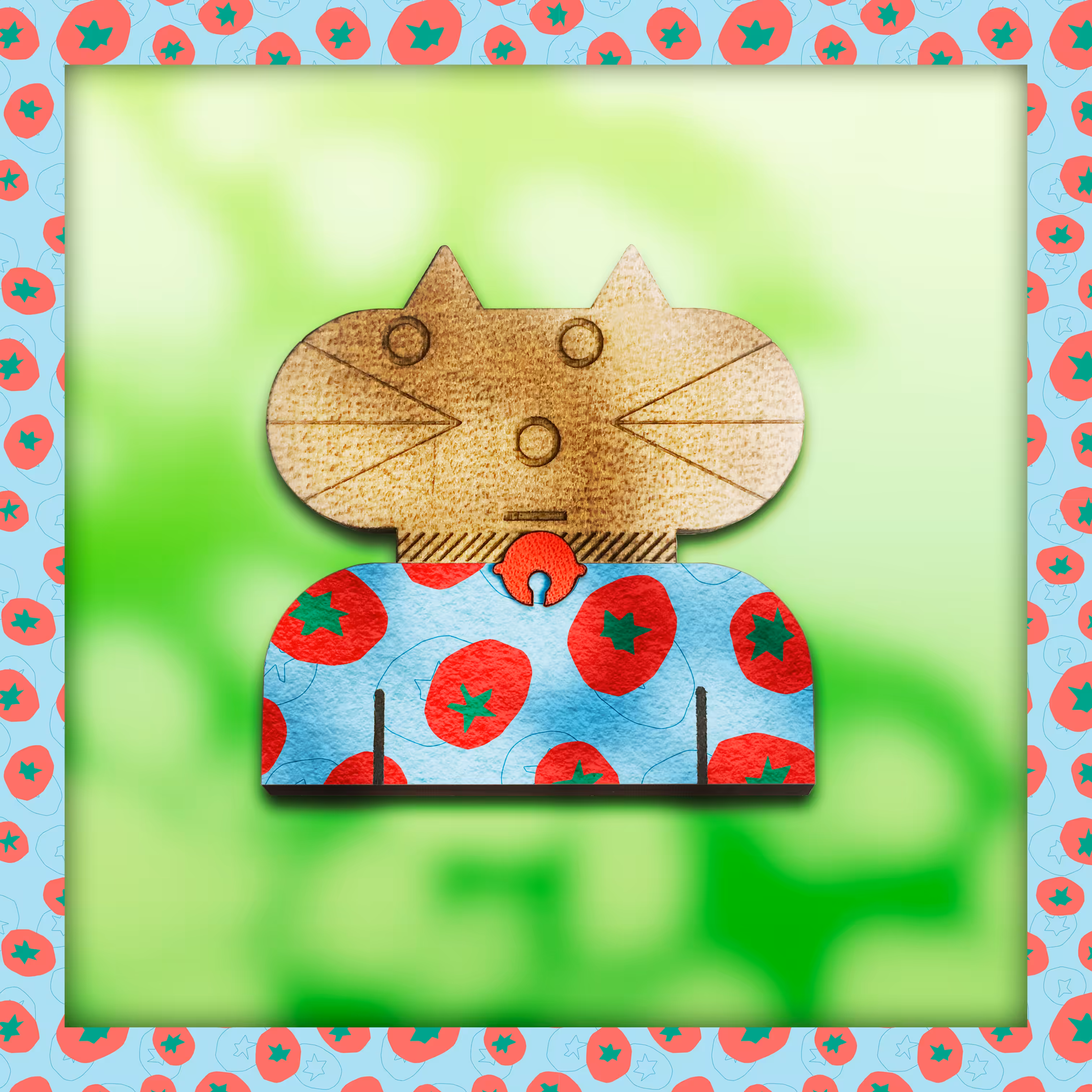Pattern cat  #003_tomato