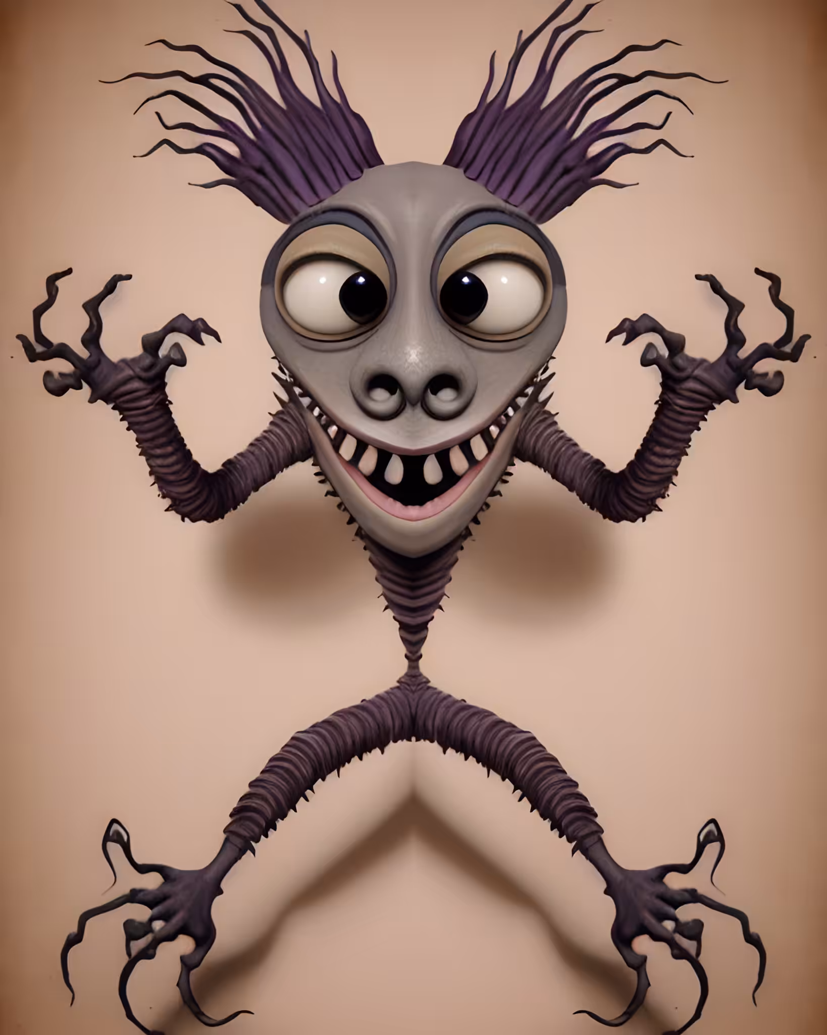   Creature with funny face III
