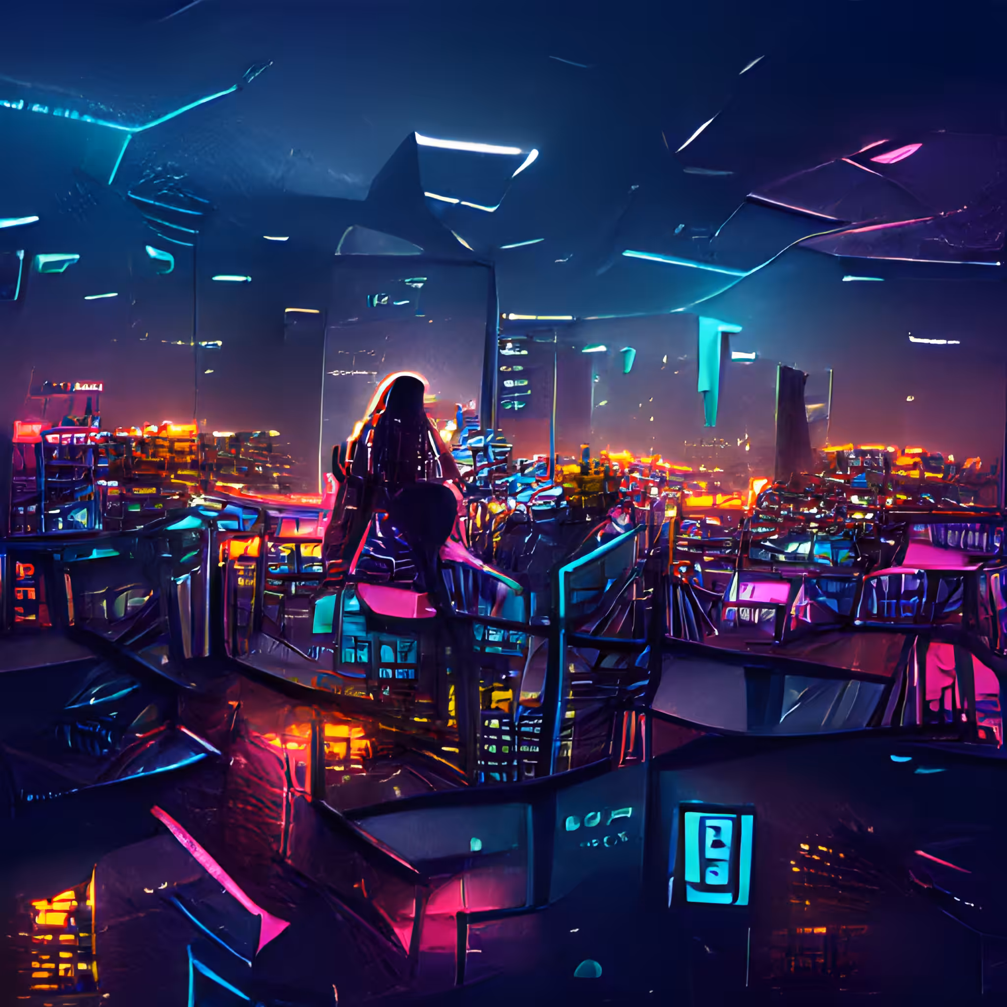 Cyberpunk Cityscape #03