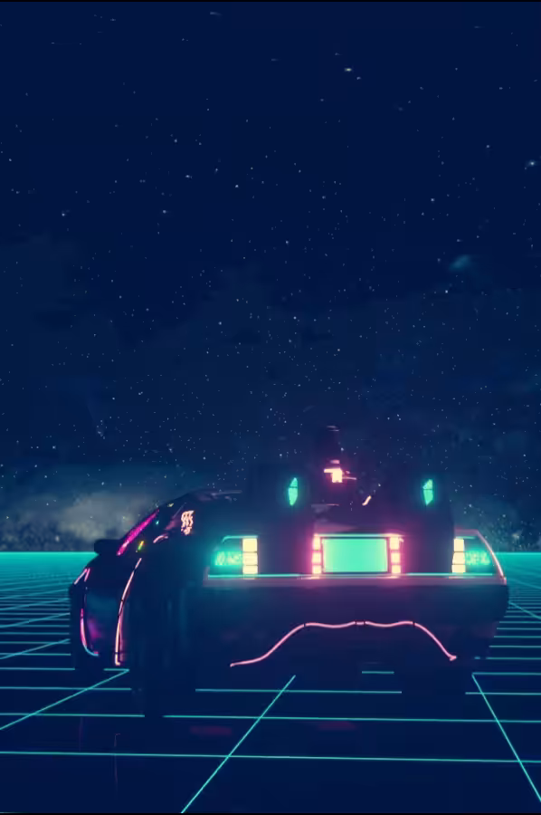 Synthwave sunrise. Music video