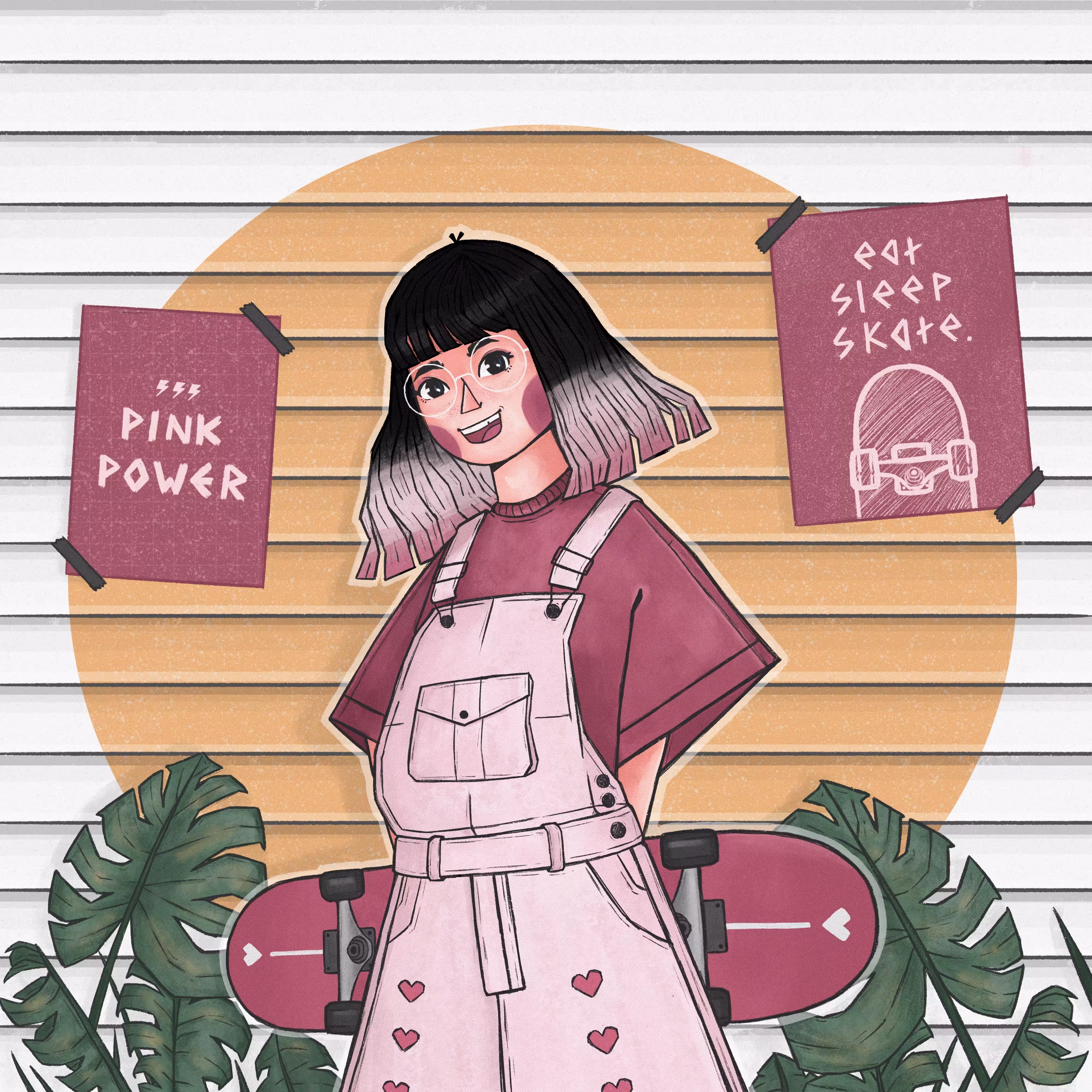 Pink & Skate